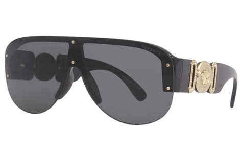 versace ve4391 medusa shield grey|Versace Sunglasses, VE4391 .